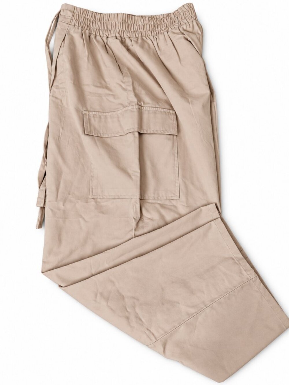 NWT Sienna Sky Dusty Rose Pink Wide Leg Cargo Pants XL Drawstring Waist